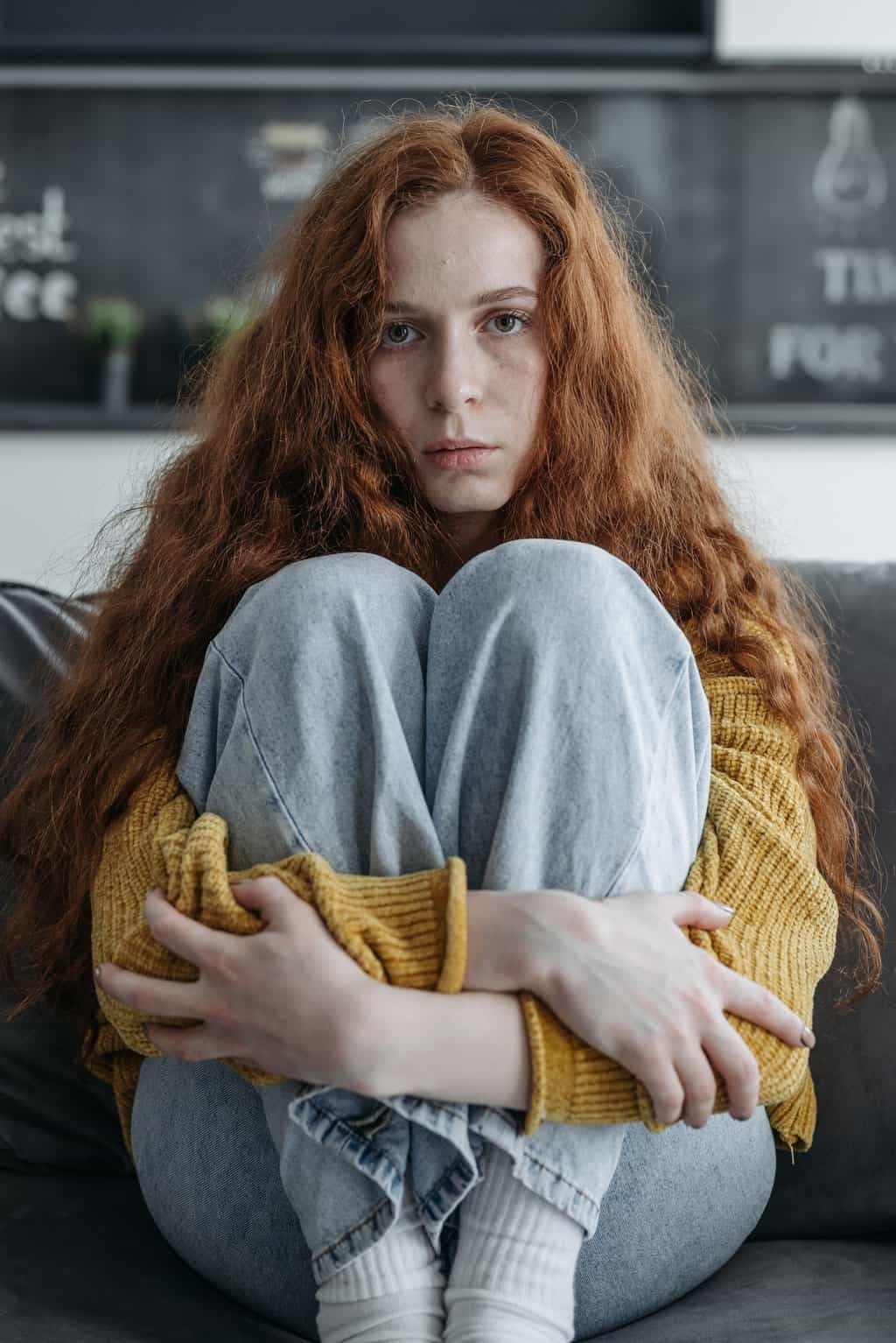 Unhappy woman questions if CBT or Cognitive Behavioral Therapy will reduce her depression.
