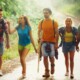 A group of young adults walking on a trail together. Want to navigate life transitions in Evanston, IL after graduating college? Speak with a therapist for college students to learn how therapy for college students in IL can help!